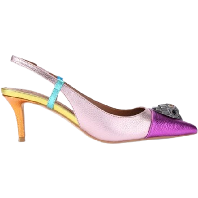 Belgravia Eagle Slingback Pumps - MULTI - Taking inspiration from its vibrant London surroundings, Kurt Geiger London delivers a collection of lively trainers, heels and more with playful and lively style intentions.