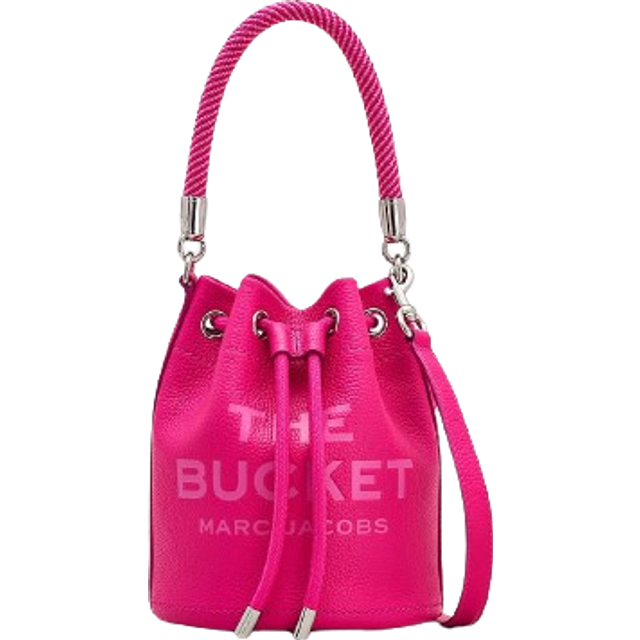 Marc Jacobs Womens Hot Pink the Leather Bucket Bag - HOT PINK