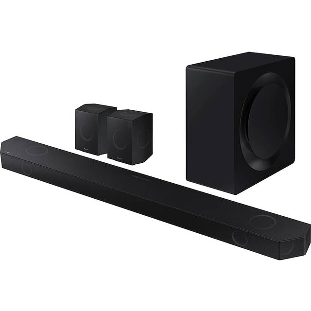 Samsung HWQ990D 11.1.4ch Soundbar with Subwoofer and Rear Speakers - Black