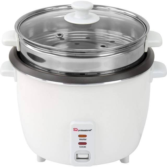 SQ Professional Blitz 1.8L Rice Cooker with Steamer - White (7.6ml)