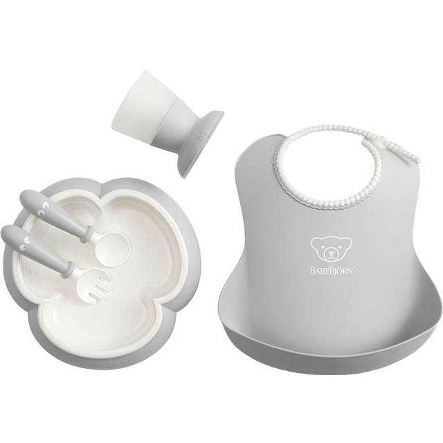 BABYBJ&#xD6;RN Baby Dinner Set - Powder Green