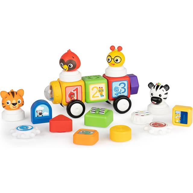Baby Einstein Connectables 20 Piece STEAM Magnetic Blocks Learning Toys Numbers Colors Animals for Baby 6 Months+ Toddler 1 2 3 4 5 Year Old