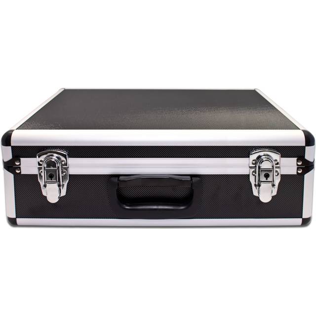 PeakTech 7310  Flight Case with padded foam, Lockable Storage Toolbox, Portable Aluminium Box with protective cubed Foam, Universal Aluminium ca