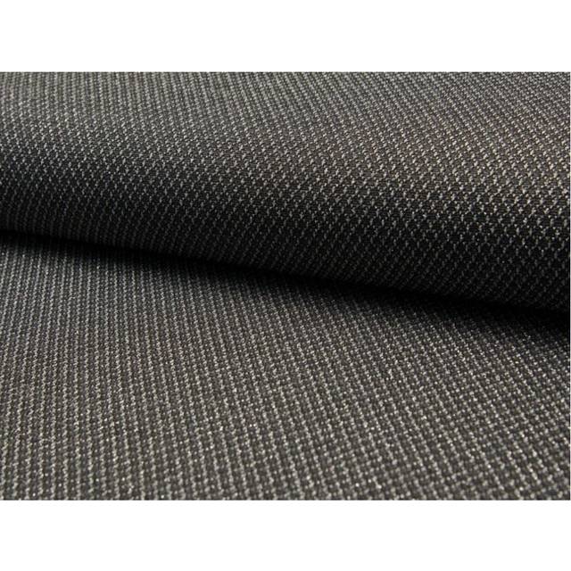 Deadstock Metallic Woven Brocade Fabric Silver