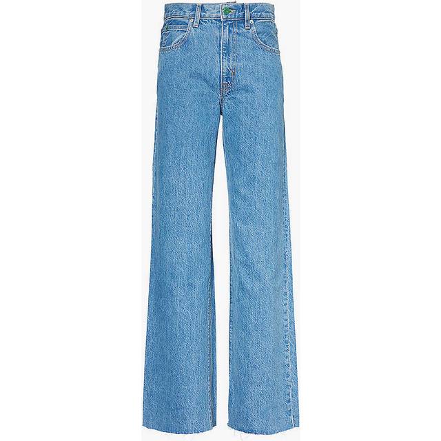 Slvrlake Womens Voyage Grace Wide-leg High-rise Denim-blend Jeans 28 - VOYAGE