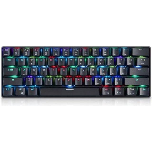 Motospeed Ck61 Nkro Rgb Mechanical Keyboard With Outemu Blue Switch Black Keyboards & Keypads