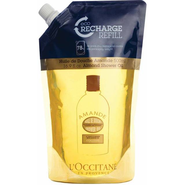 L'Occitane En Provence Almond Eco Refill Shower Oil 500ml