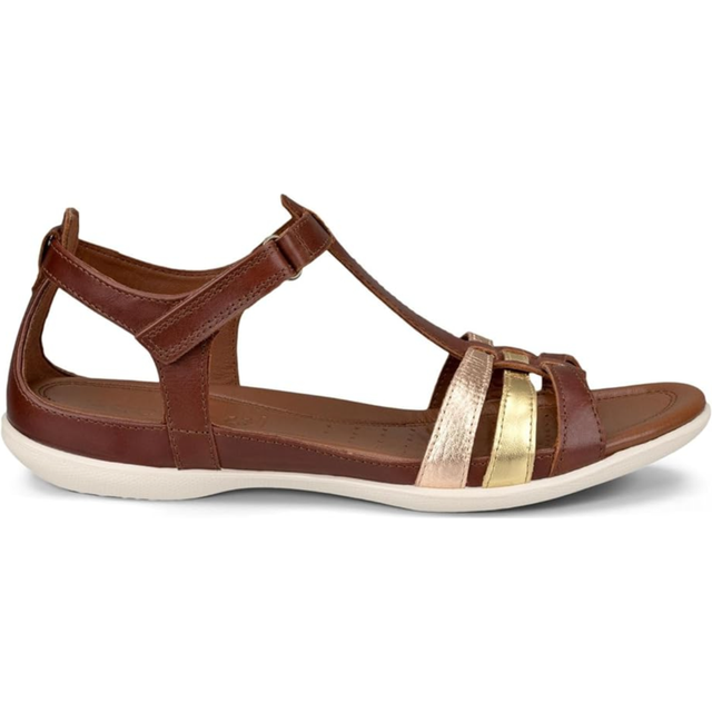 Ecco flash 240873 womens ladies brown leather sandals shoes size 4-9