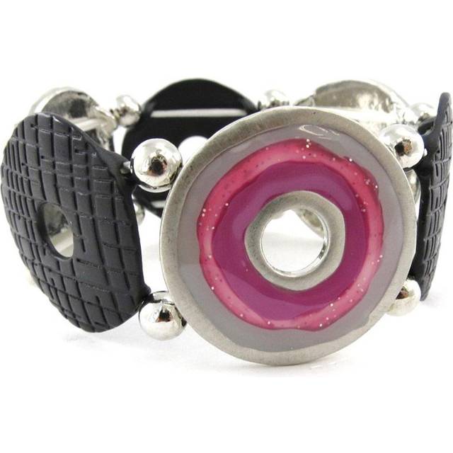 NOA [J1958] - Designer Bracelet 'Amandine' pink gray Rose