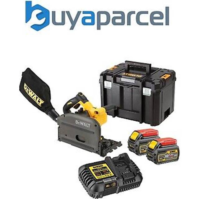 Dewalt - DCS520T2 54v xr flexvolt Cordless Plunge Saw 165mm - 2 x 6.0ah Batteries