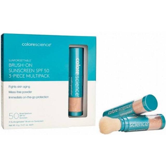 Colorescience Sunforgettable Total Protection Brush-On Shield SPF 50 Multipack - FAIR