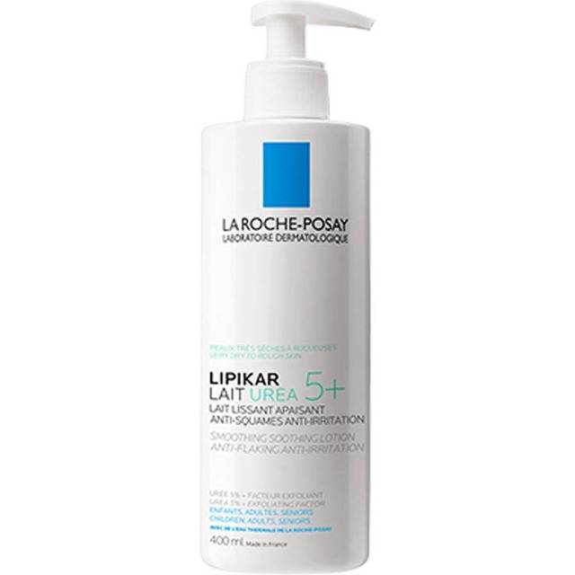 La Roche-Posay LIPIKAR Lait Urea 5+ 400ml - For Dry, Rough, Sensitive Skin - Face the Future