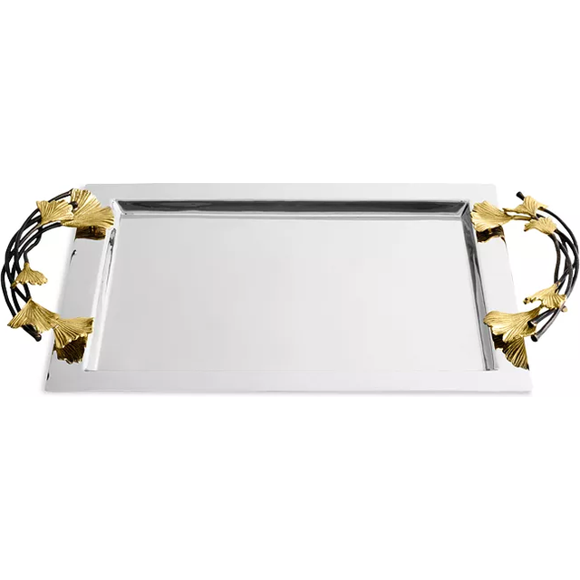 Michael Aram Golden Ginkgo Large Tray