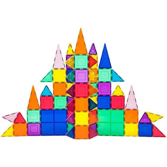 PicassoTiles 3-D Magnetiska Byggnadsplattor 101 Delar