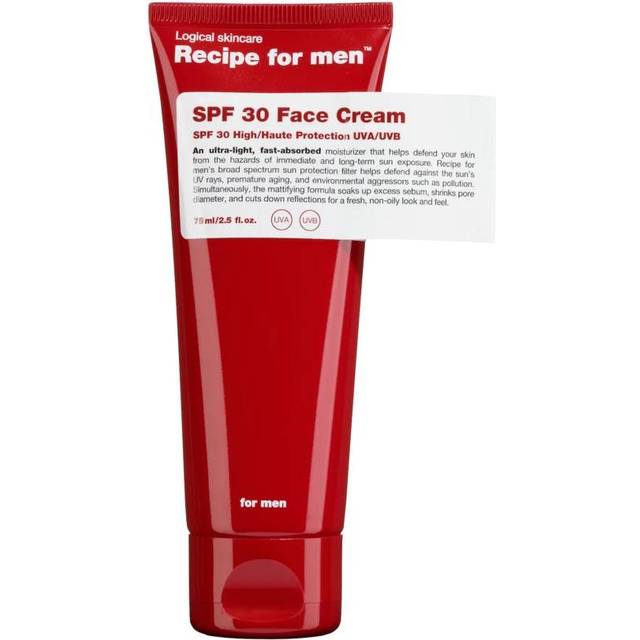 Recipe For Men Facial Moisturizer SPF30 75ml