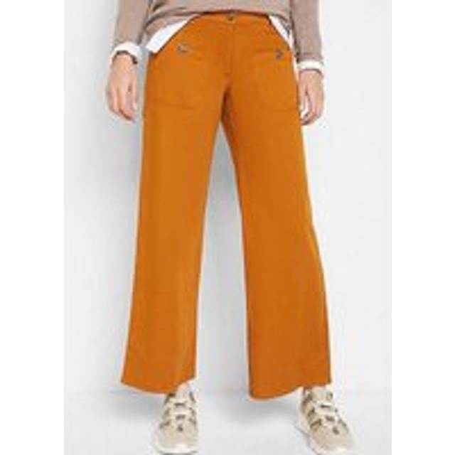 bonprix Cotton Cargo Pants - Saffron