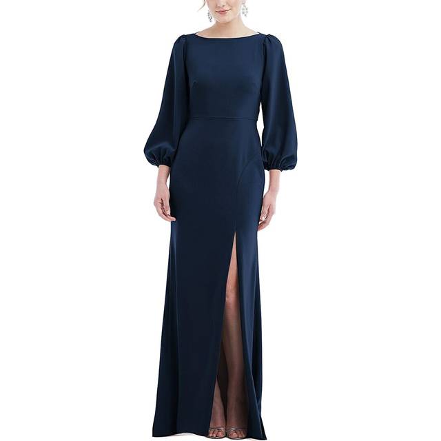 Dessy Collection Open Back Gown