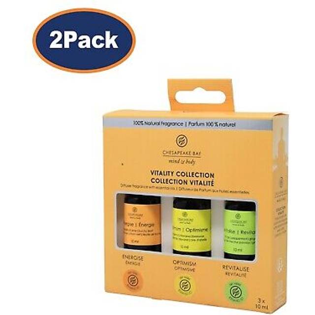 Essential oil vitality pure and natural aromatherapy home fragrance 10ml 2pack
