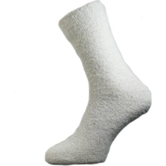 Men's Bed Socks Soft Wool Blend UK Size 7-11 Plain Cream Unisex Gift