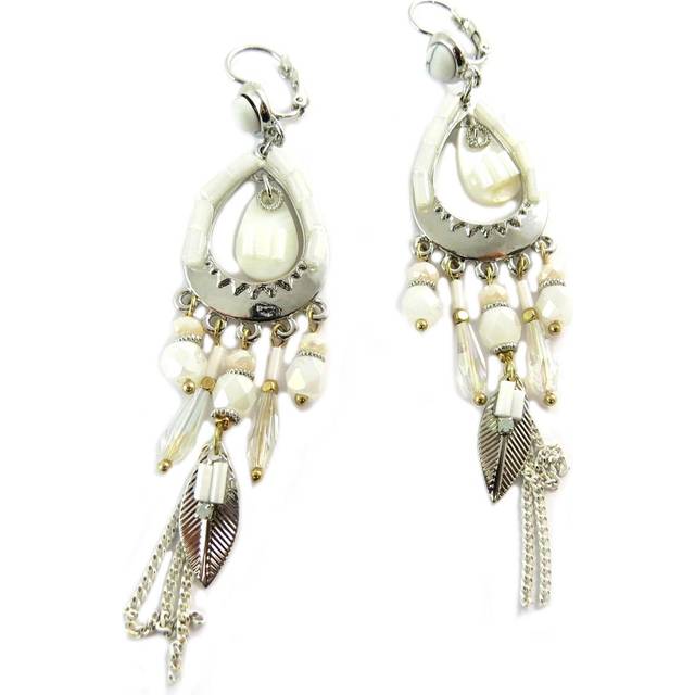 Les Trésors De Lily [Q1317] - Designer sleepers 'Acapulco' silver white - 90x23 mm white