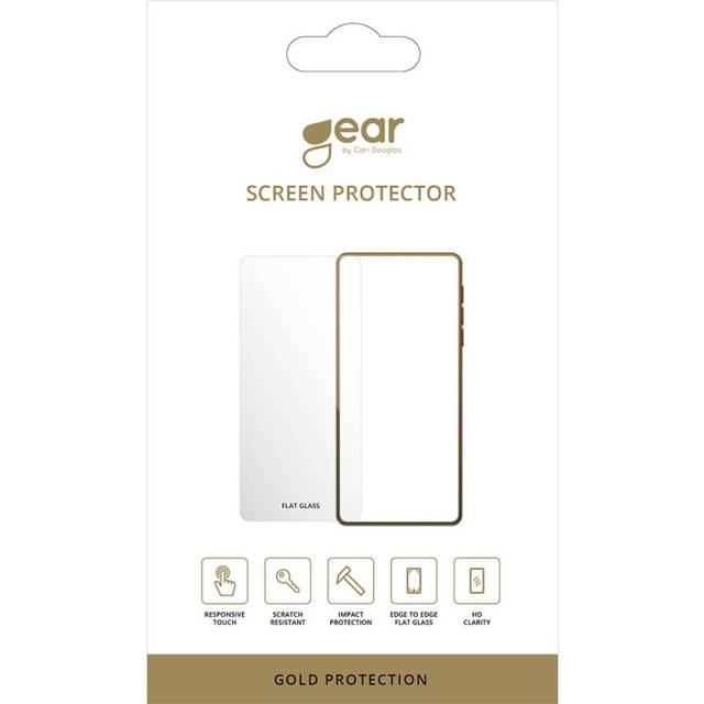 GEAR Glass Prot. Flat Case Friendly 2.5D GOLD