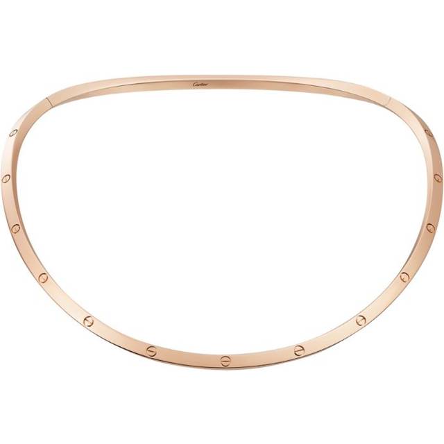 Cartier Rose Gold Love Torque Necklace - One size
