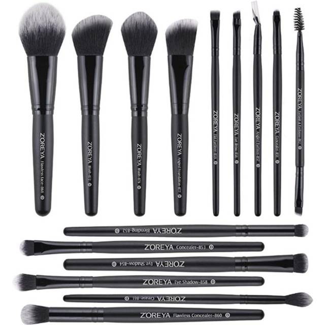 15Pcs Professional Makeup Brush Set Foundation Eye Shadow Beauty Tool Brushes