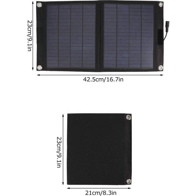 Solar Panel Folded- Solar Panel Polycrystalline Silicon Solar Emergency Charger for Car Battery