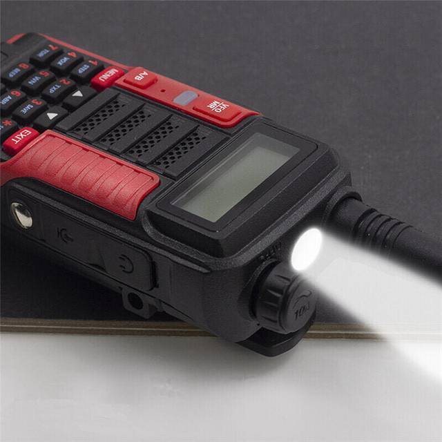 (Red) Baofeng BF UV10R 10W High Power USB Walkie Talkie 10 Watts VHF UHF Ham Radio Station UV-10R CB Radio Transmitter USB Transceiver