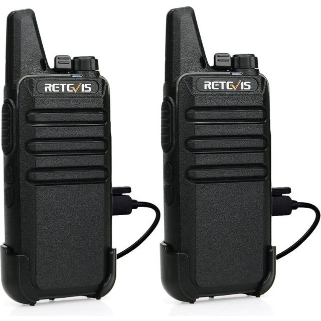 RT622 Walkie Talkie Mini, PMR446 Professional 2 Way Radio Long Distance, Clear Sound, VOX Hands Free, Rechargeable Car Walkie Talkies for Adults,