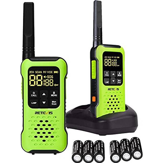 RT649P IP67 Waterproof Walkie Talkie, Floating Rechargeable Long Range Walkie Talkies for Adults, PMR446 License-free 16CH, SOS Alarm, 2 Way Radios