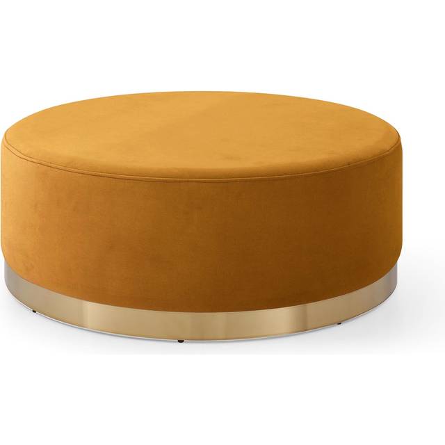 Mia Velvet Footstool, Choice of Colour | Roseland