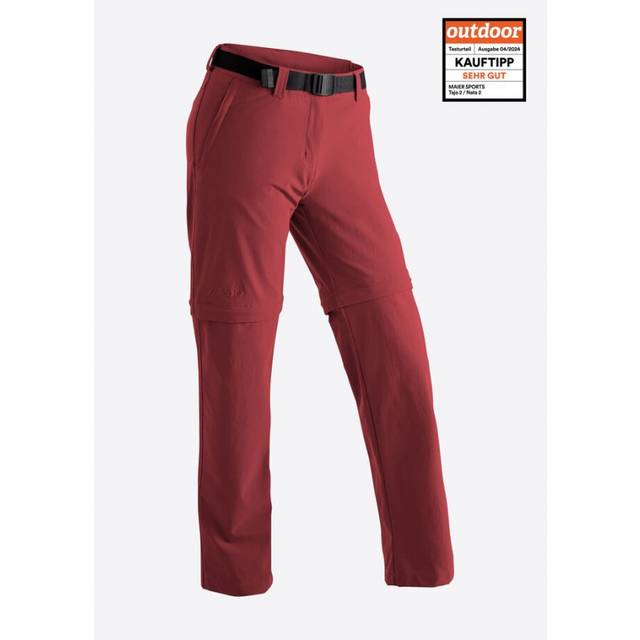 Maier Sports - Women's Nata 2 - Walking trousers size 40 - Regular, red