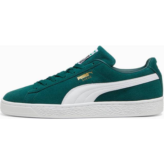 PUMA Mocka klassiska gröna sneakers för män, Grön, 41 EU