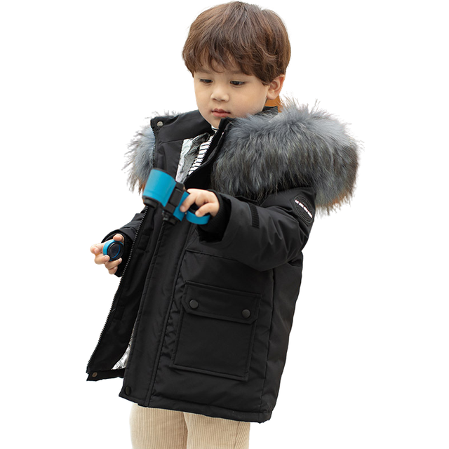 (Black02, 6-7Years) Kids Boys Coats Duck down jacket Outwear Winter UK