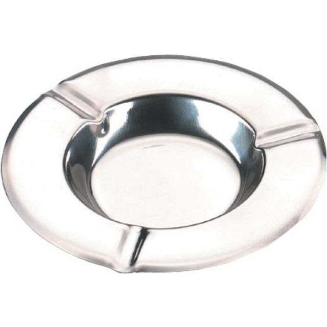 Stainless Steel Stacking Round Ashtray 12.5 cm x 12.5 cm x 2.5 cm (Each)