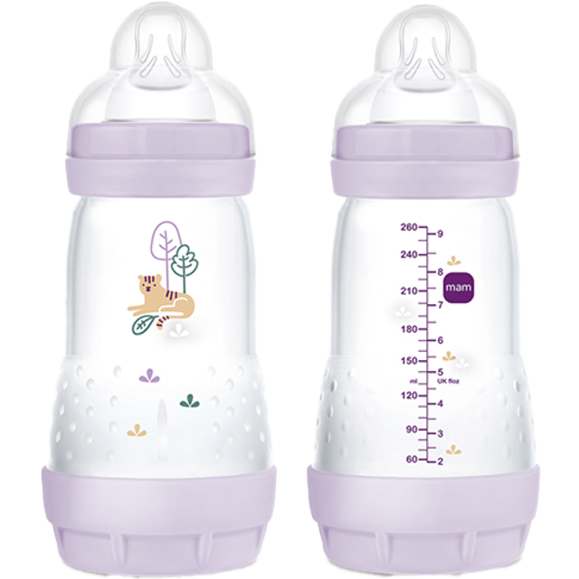 MAM Easy Start Anti-Colic Nappflaska 260ml 0+ månader Lila 1-pack