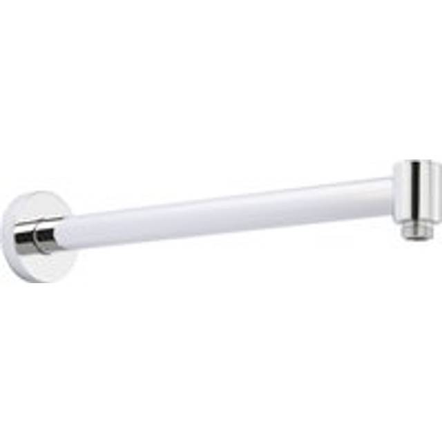 Contemporary Wall Mount Round Shower Arm - 328mm - Chrome