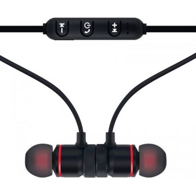 Hod Health And Home Magnetic Bluetooth Stereo Earphone Sport Earbuds Black Headsets