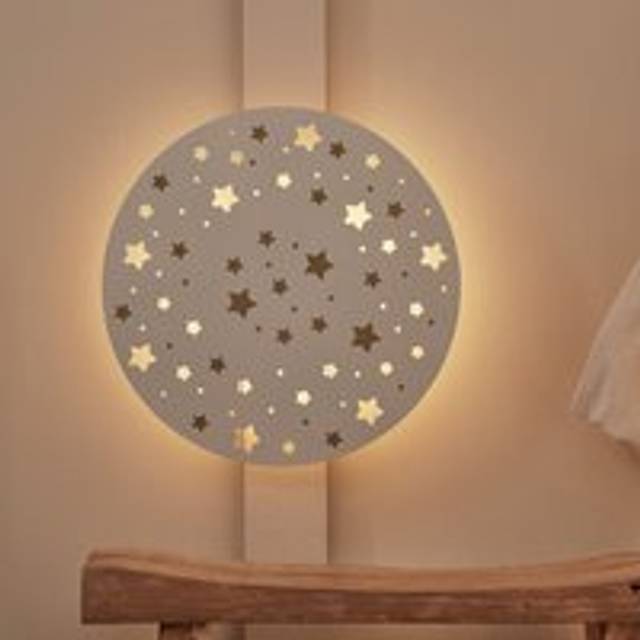 Rechargeable Starry Night Sky Children’s Wall Light - Warm White