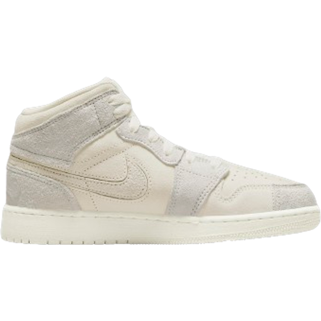 (GS) Air Jordan 1 Mid SE 'Craft Pale Ivory' FN7449-100 - Pale Ivory/Sail/Legend Brown - 7Y