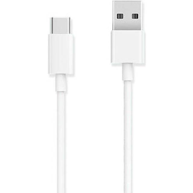 NÖRDIC 5m USB C 2.0 till USB A kabel 480Mbps vit
