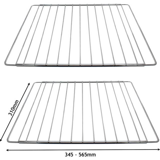 Adjustable Extendable Shelf for Bush Oven Cooker (310 x 345-565mm, Pack of 2)