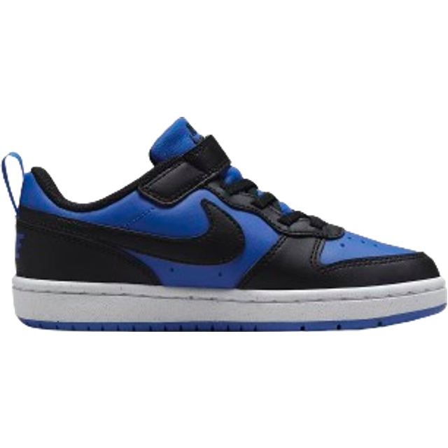 NIKE pojke Court Borough Low Recraft Ps Sneaker, Spel kunglig svart vit, 1.5 UK Child