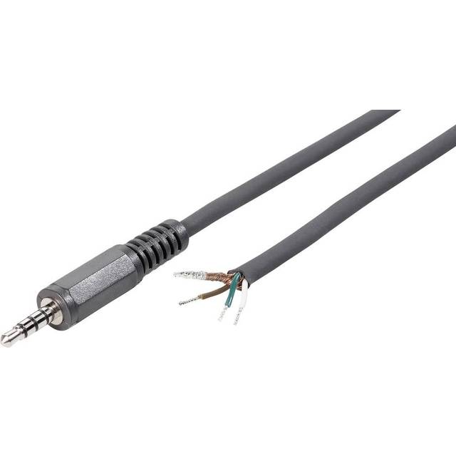 BKL Electronic 1101086 Hörlursuttag 3.5mm - Stereo Antal poler:4 1 st