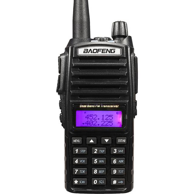 Baofeng UV-82 Walkie Talkie Dual PTT UV 82 Portable Two way Radio VHF UHF Ham CB Radio Station UV82 Hunting Transceiver