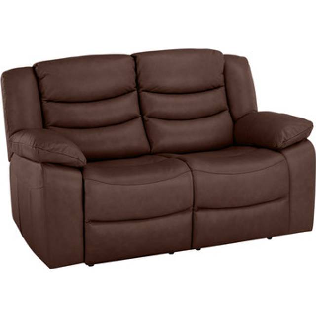 Tan Leather Sofas - 2 Seater Sofa - Marlow Range - Oak Furnitureland