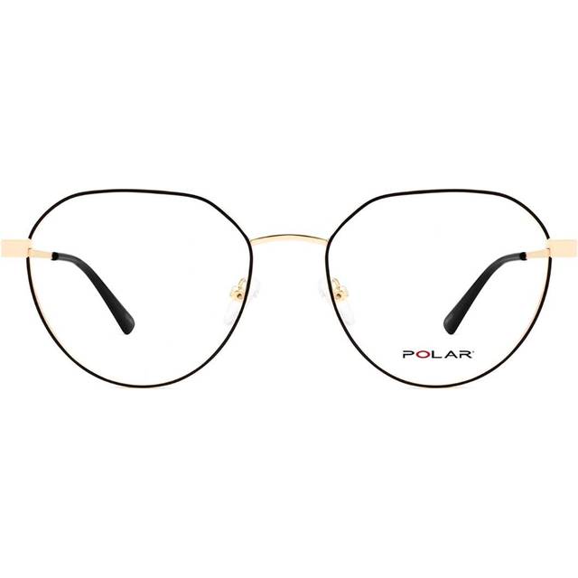 Polar 534 With Clip-On 78 Men&#39;s Eyeglasses Gold Size 53 (Frame Only) - Blue Light Block Available (53)