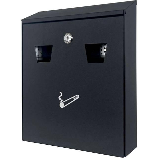 Oypla Wall Mounted Outdoor Pub Ashtray Ash Tray Cigarette Steel Bin