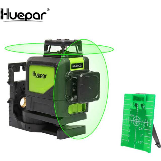 Huepar Decoration Level Level Autolevel Measure Tool Green Cross 8lines 902cg